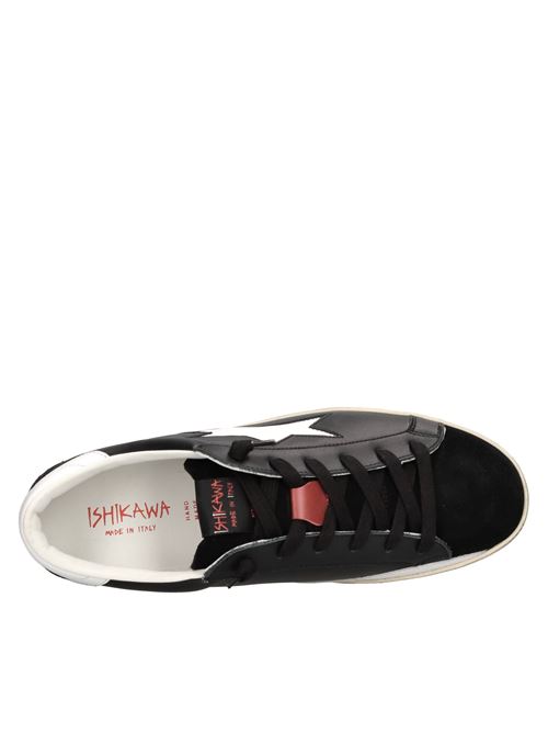 Sneakers in pelle ISHIKAWA | 2421 LOWNERO-BIANCO